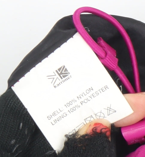 Karrimor Women Black Waterproof Hooded Rain Jacket Size 12