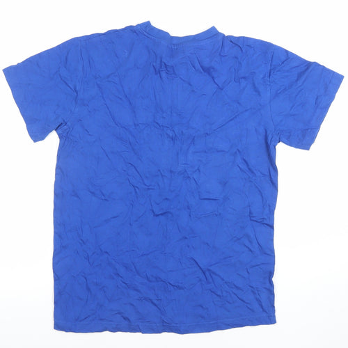 Kangaroo Poo Boys Blue Graphic T-Shirt 11-12 Years Cotton Casual Top