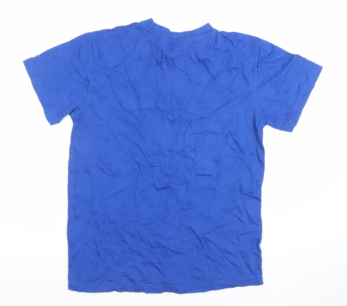 Kangaroo Poo Boys Blue Graphic T-Shirt 11-12 Years Cotton Casual Top
