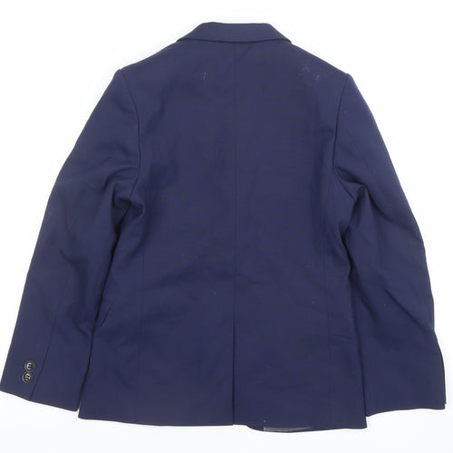 Next Boys Blue Formal Suit Jacket 9 Years Regular Fit Notch Lapel