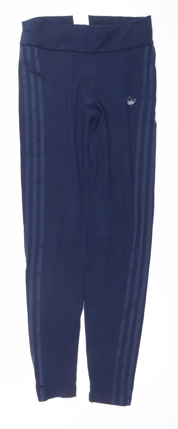 Adidas Girls Blue 14-15 Years Slim Fit Track Pants with Side Stripes