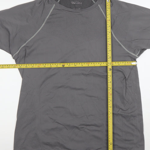ASOS 4505 Men's Grey Short Sleeve Athletic T-Shirt Size L