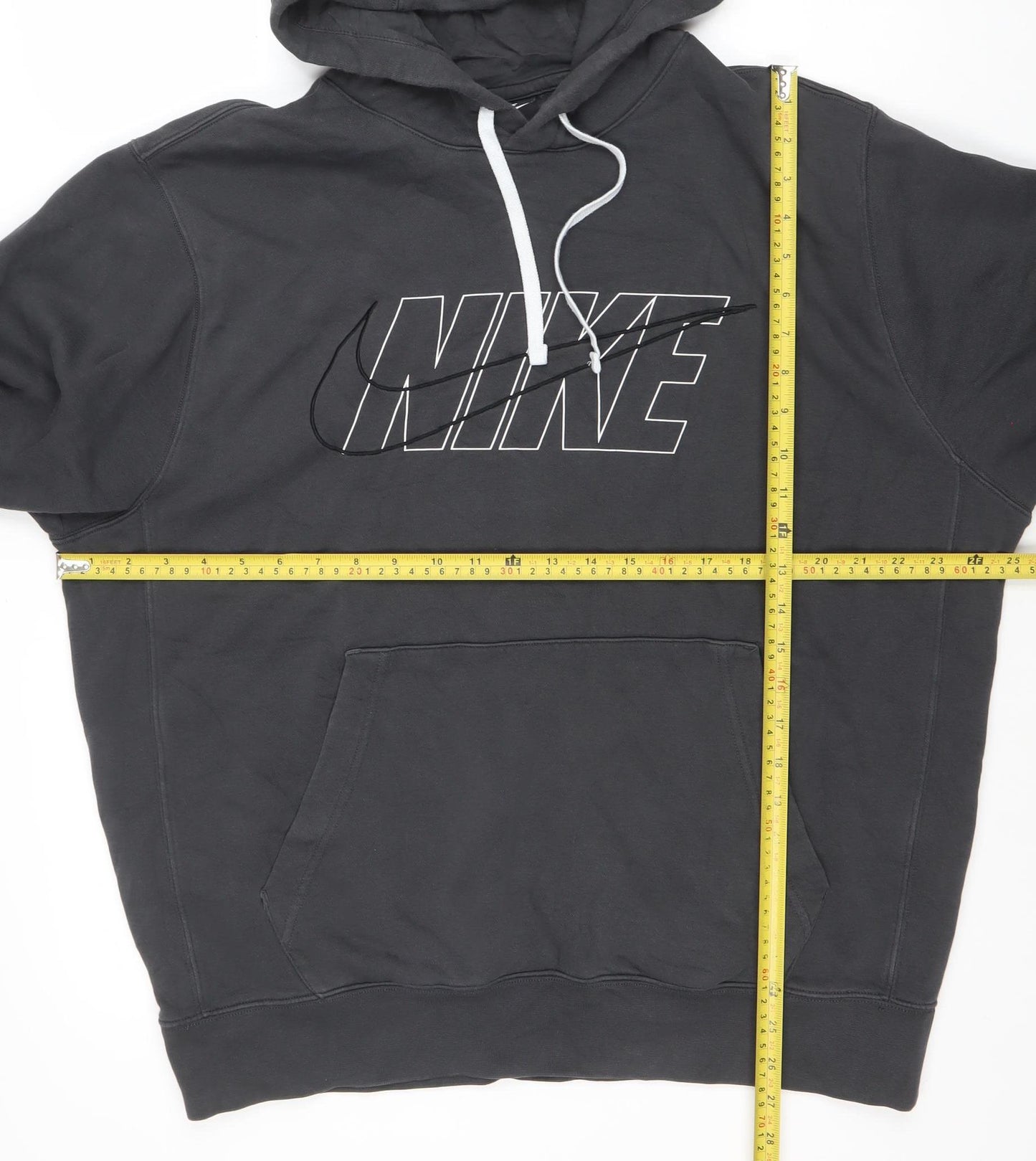 Nike Womens Black Large Pullover Hoodie with Logo