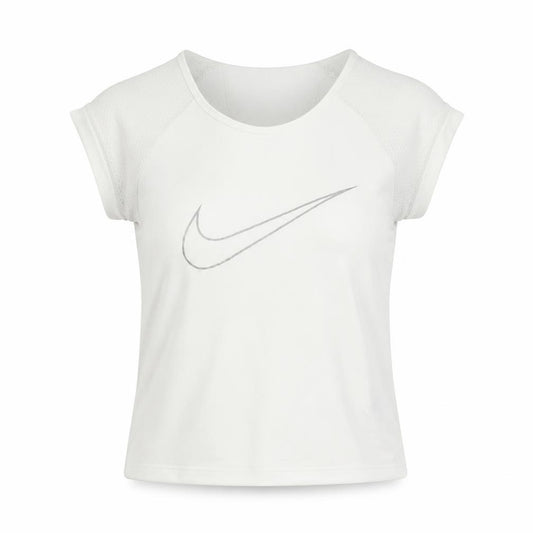 Nike Women’s White Dri-FIT Crew Neck Athletic T-Shirt Size M