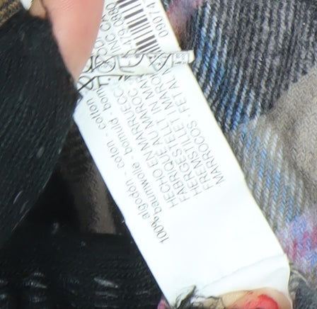 ZARA Women’s Multicoloured Check Flannel Shirt Jacket Size 14