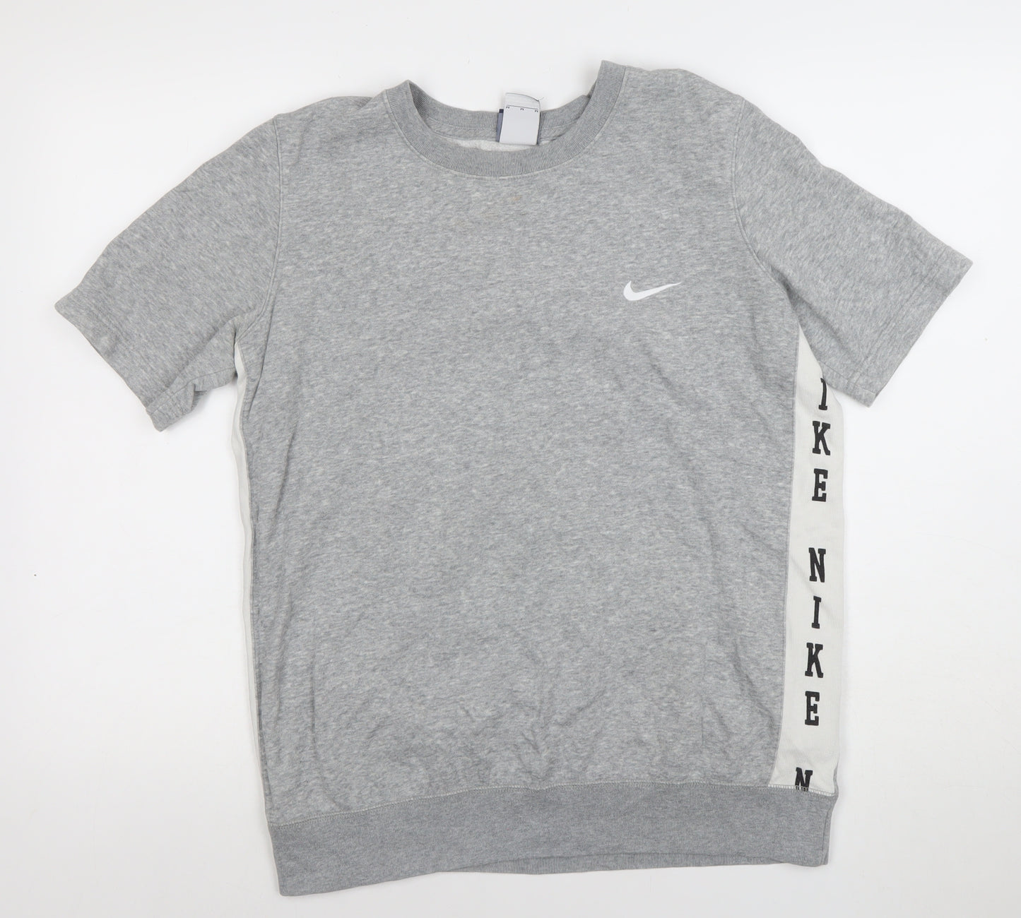 Nike Womens Grey Short Sleeve Crew Neck T-Shirt M