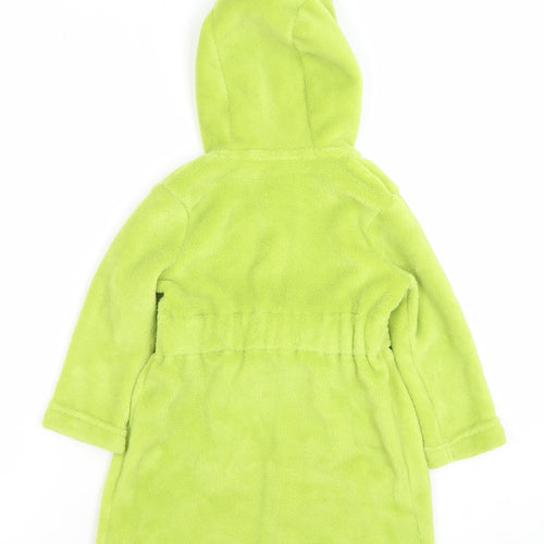 George Green Grinch Hooded Fleece Baby Robe 12-18 Months Winter Nightwear