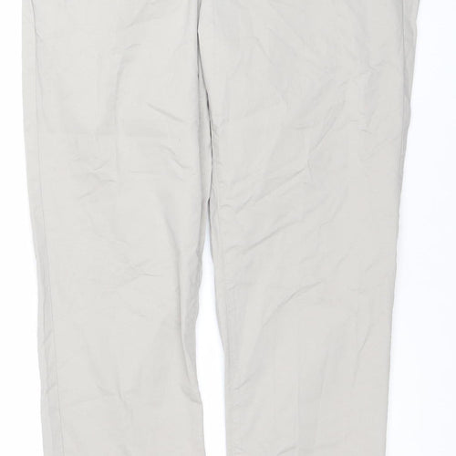 Next Supply Men's Beige Slim Chino Trousers 36L Cotton Blend