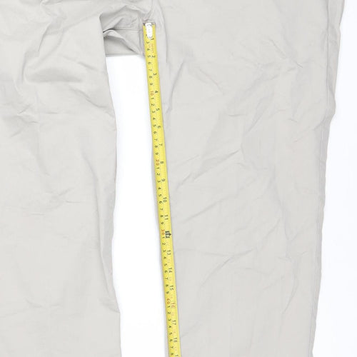 Next Supply Men's Beige Slim Chino Trousers 36L Cotton Blend