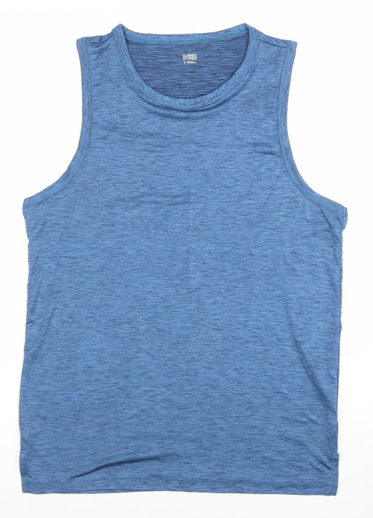 Dunnes Stores Men's Blue XS Athletic Tank Top Quick Dry Activewear