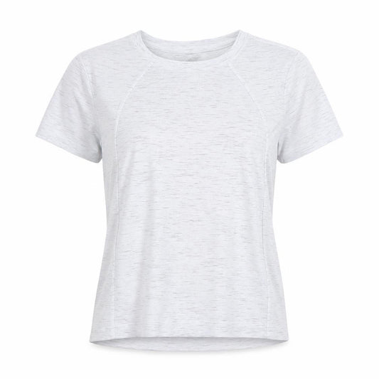Avia Womens White Short Sleeve Activewear T-Shirt Size M