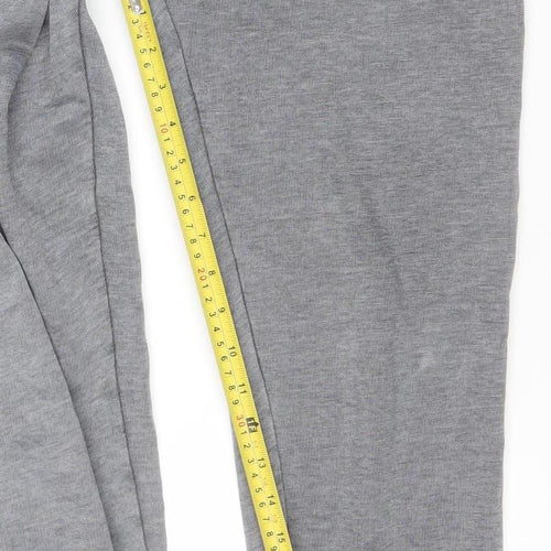 New Look Women Grey Size 6 Jogger Sweatpants with Drawstring Waist