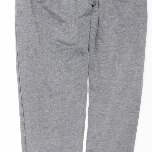 New Look Women Grey Size 6 Jogger Sweatpants with Drawstring Waist