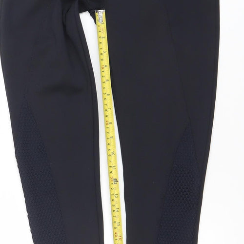 Zara Basic Women Black Size 6 Jegging Style Skinny Zip Trousers