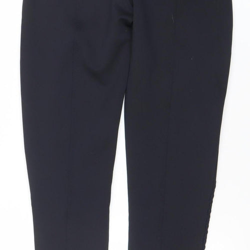 Zara Basic Women Black Size 6 Jegging Style Skinny Zip Trousers