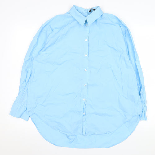 Zara Men Blue XS Regular Fit Long Sleeve Dress Shirt