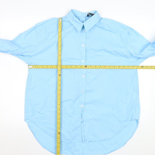 Zara Men Blue XS Regular Fit Long Sleeve Dress Shirt