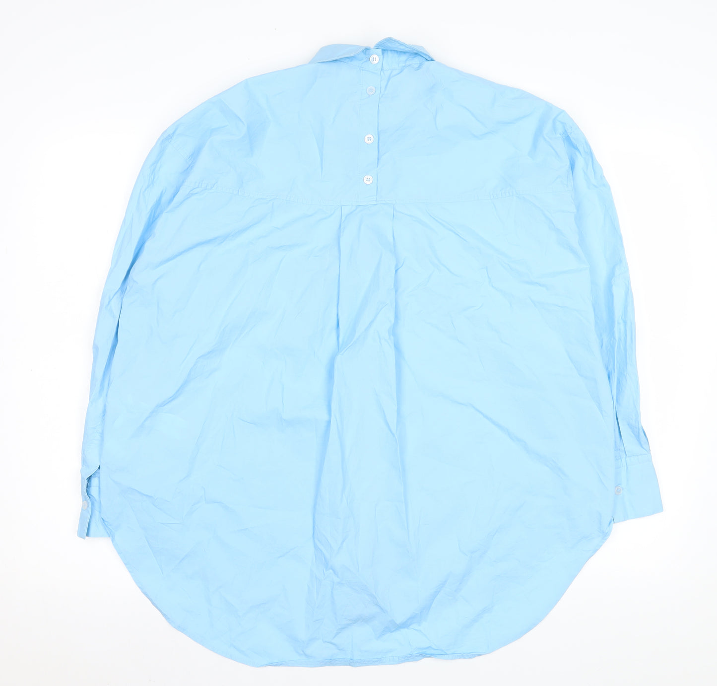 Zara Men Blue XS Regular Fit Long Sleeve Dress Shirt