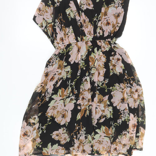 Vero Moda Women's Multicoloured Floral Fit & Flare Short Dress Size S