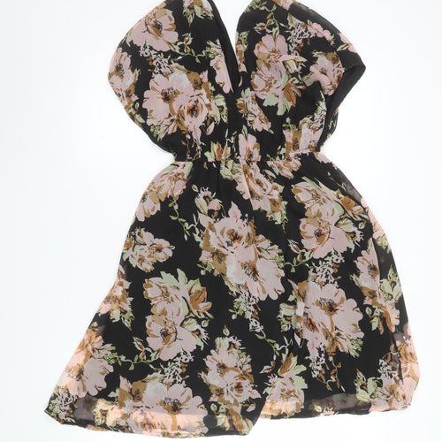 Vero Moda Women's Multicoloured Floral Fit & Flare Short Dress Size S