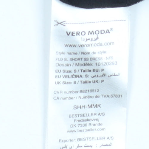 Vero Moda Women's Multicoloured Floral Fit & Flare Short Dress Size S
