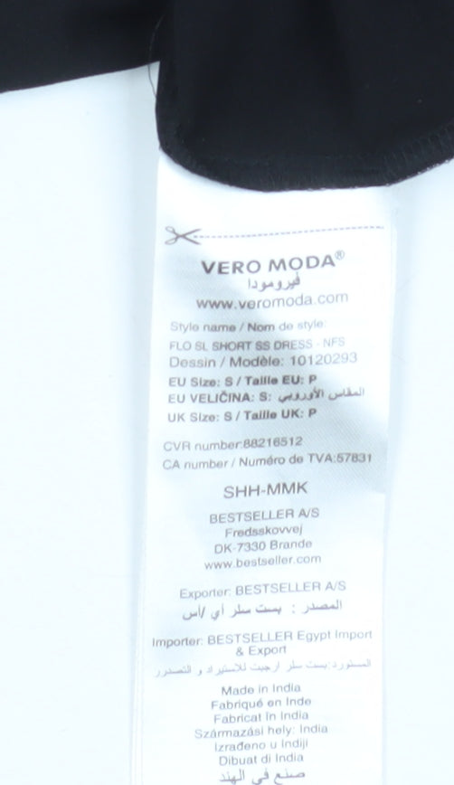Vero Moda Women's Multicoloured Floral Fit & Flare Short Dress Size S
