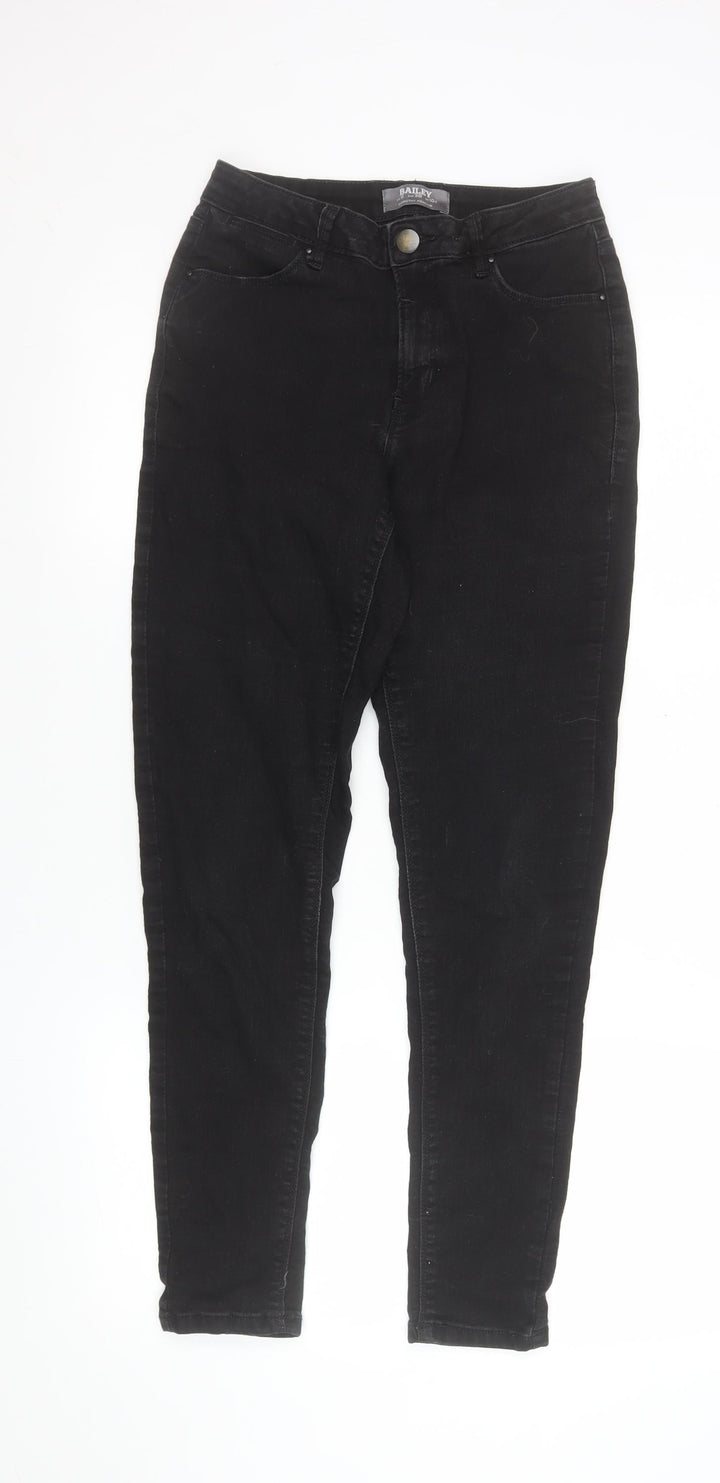 Dorothy Perkins Women’s Black Skinny Jeans Size 10R Stretch Denim