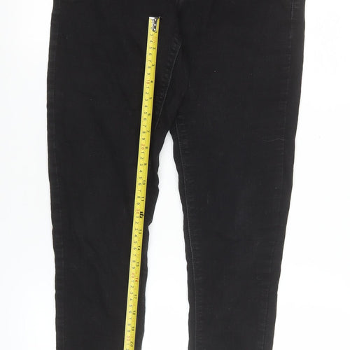 Dorothy Perkins Women’s Black Skinny Jeans Size 10R Stretch Denim