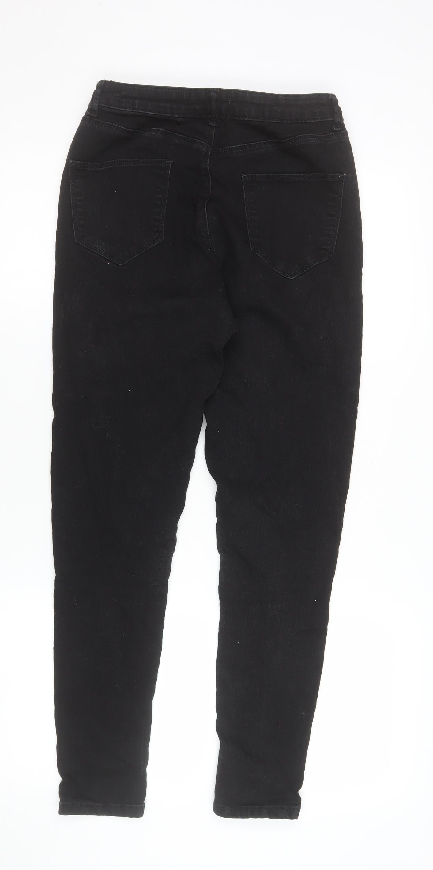 Dorothy Perkins Women’s Black Skinny Jeans Size 10R Stretch Denim
