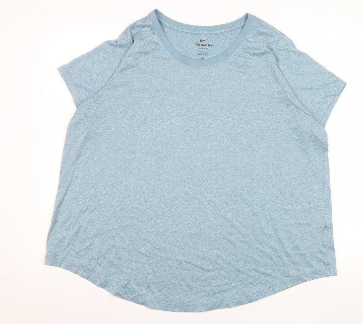 Nike Men's Blue Dri-FIT Crew Neck Short Sleeve T-Shirt XL