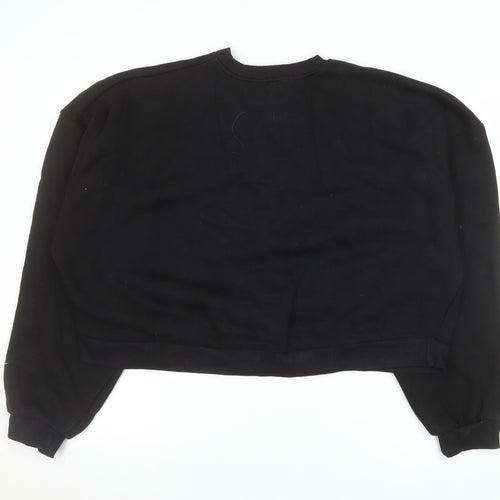 PrettyLittleThing Womens Black Medium Pullover Sweatshirt