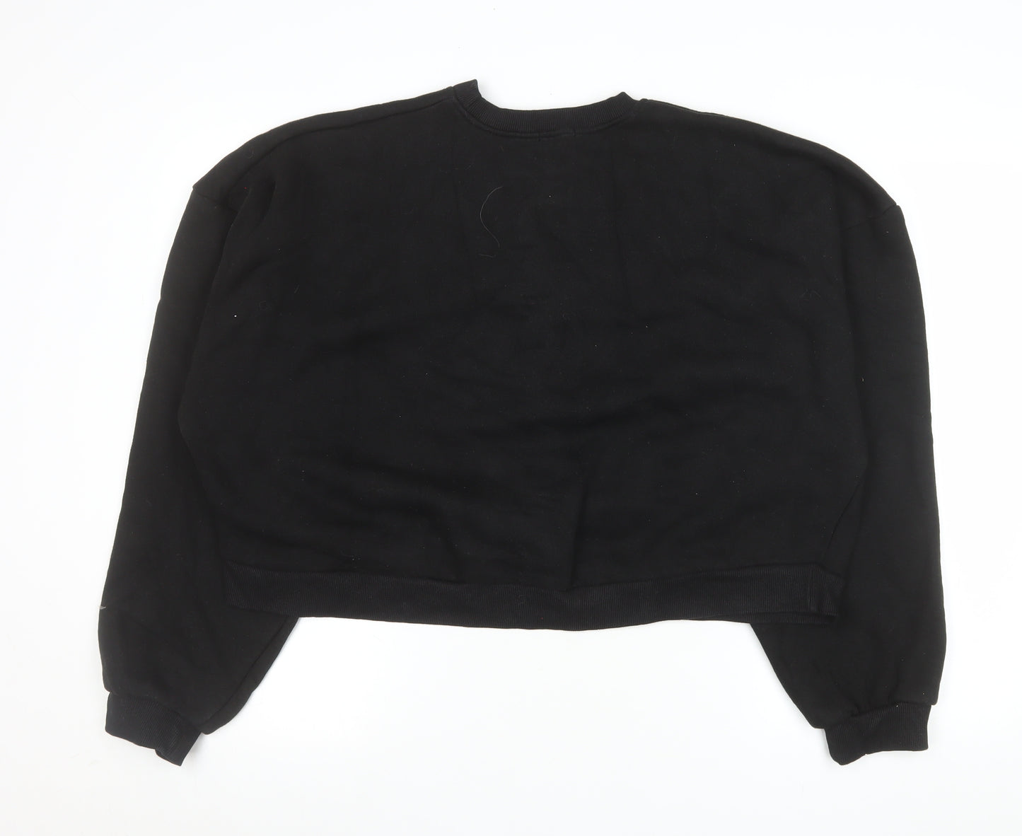 PrettyLittleThing Womens Black Medium Pullover Sweatshirt