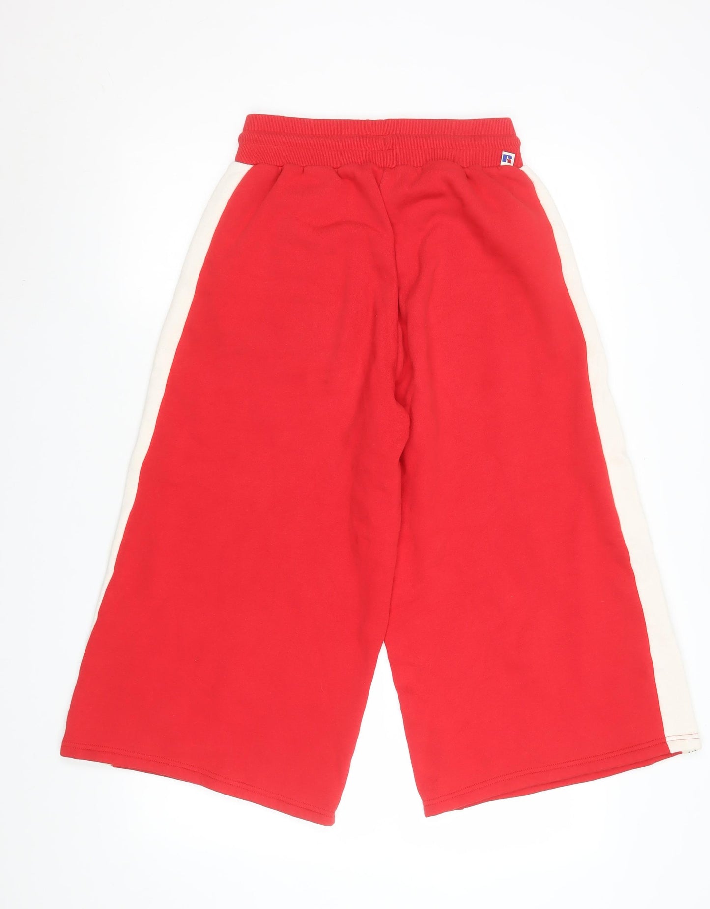Russell Athletic Men's Red Sweat Shorts Size S Elastic Waist Sports Style