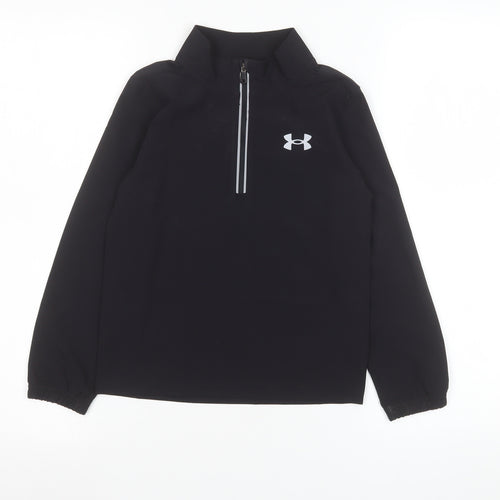 Under Armour Boys Black 5-6 Years Sports 1/4 Zip Track Jacket
