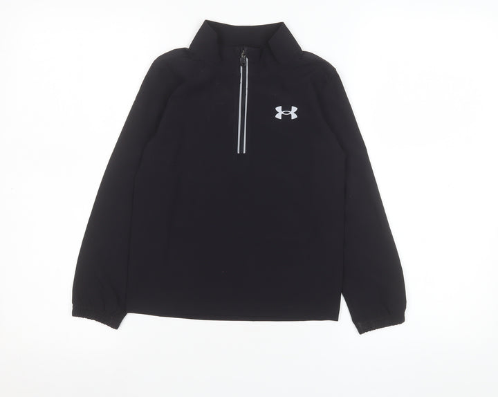 Under Armour Boys Black 5-6 Years Sports 1/4 Zip Track Jacket