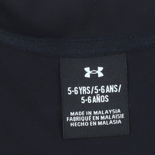 Under Armour Boys Black 5-6 Years Sports 1/4 Zip Track Jacket