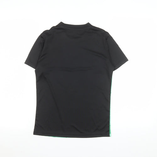 Football Camp FAI Boys Green Short Sleeve Athletic T-Shirt Size S