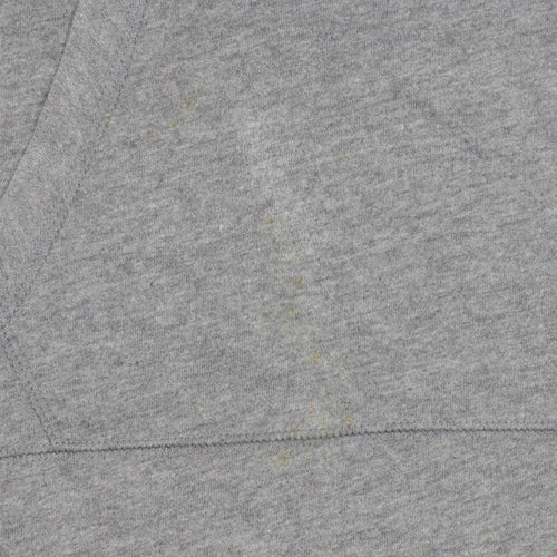 Abercrombie Kids Grey Hoodie Boys L Muscle Fit Graphic Pullover Cotton