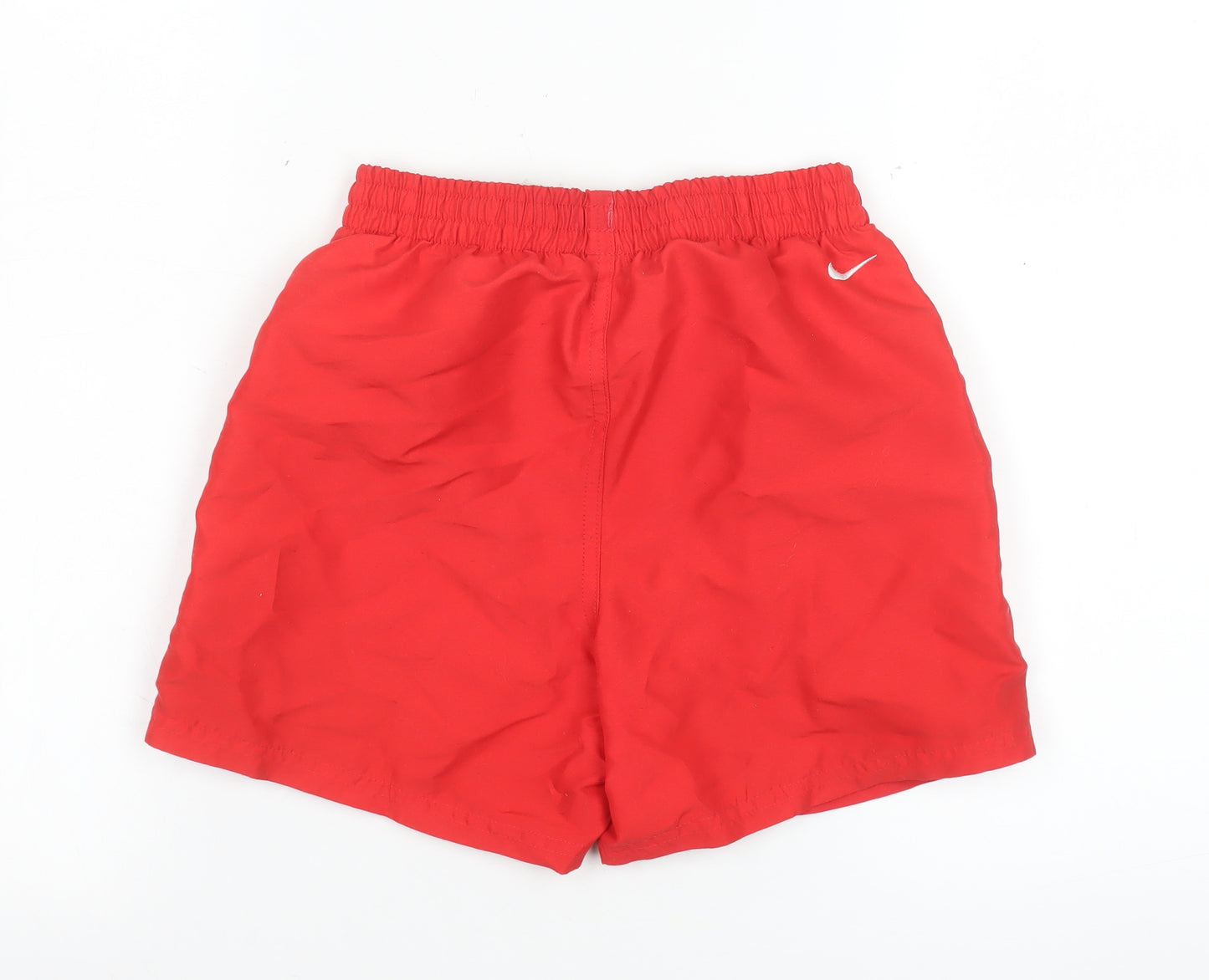 Nike Boys Red Athletic Sports Shorts M 137-147cm Quick Dry Polyester