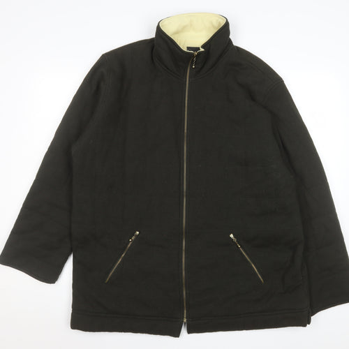 Mamut Sport Men's Black Size 42 Cotton Blend Full Zip Jacket