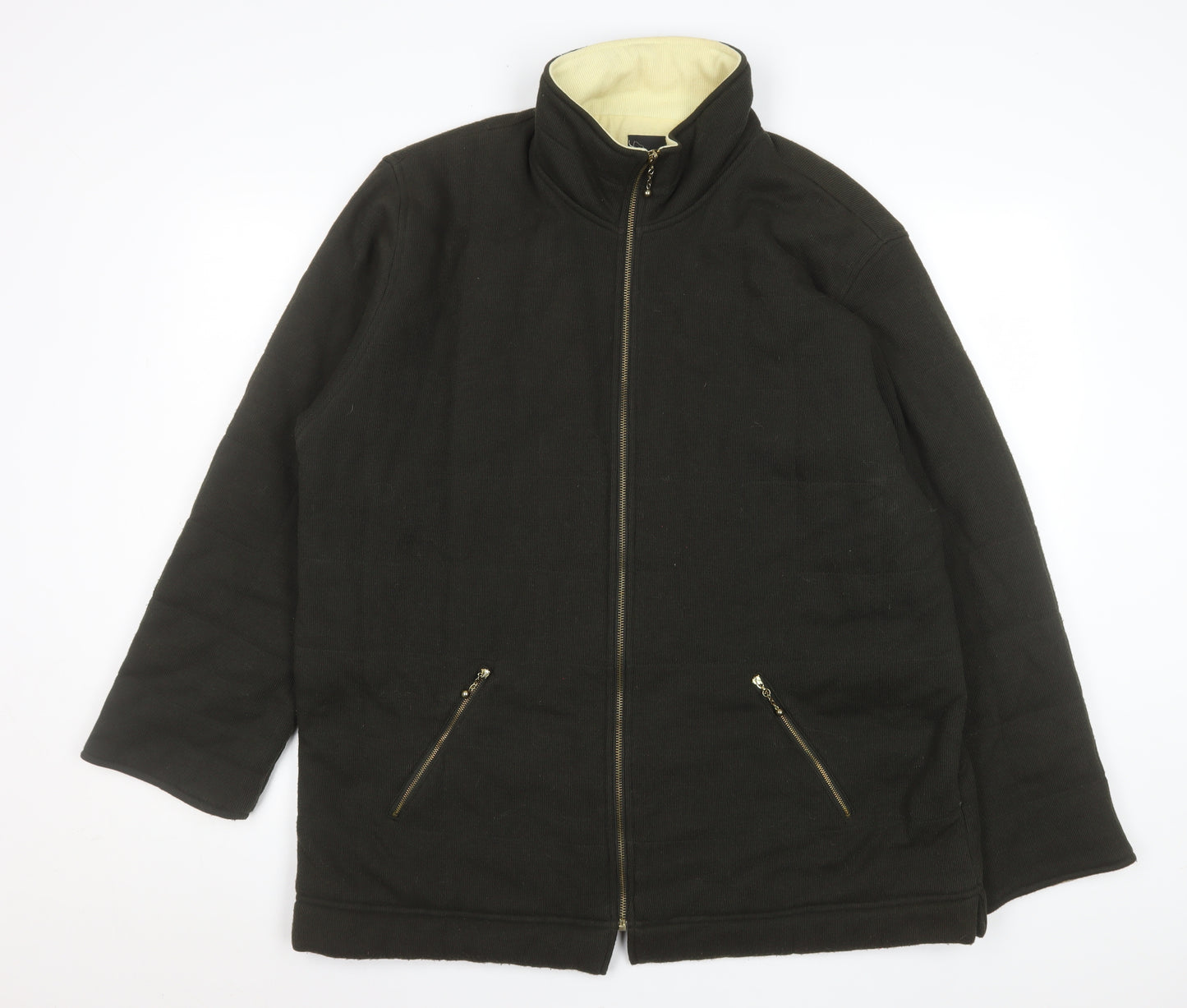 Mamut Sport Men's Black Size 42 Cotton Blend Full Zip Jacket