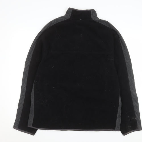 Ashford Sport Men’s Black Fleece 1/4 Zip Pullover Sweatshirt L