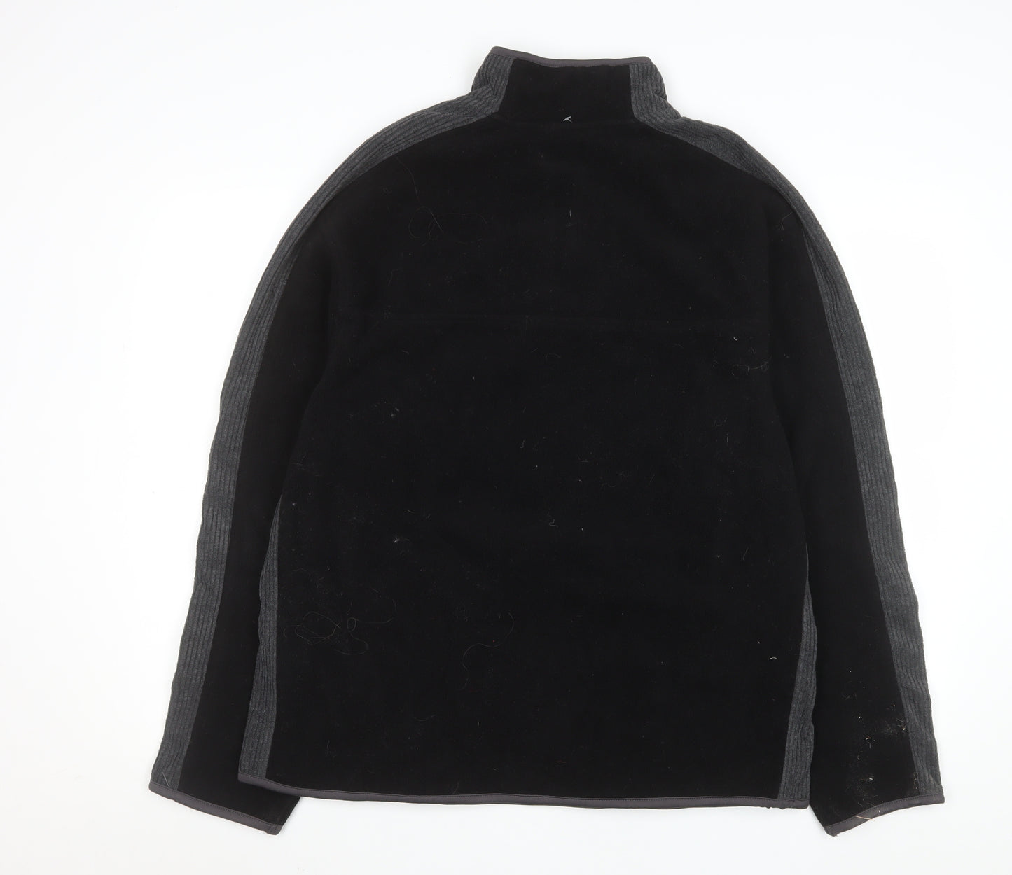 Ashford Sport Men’s Black Fleece 1/4 Zip Pullover Sweatshirt L