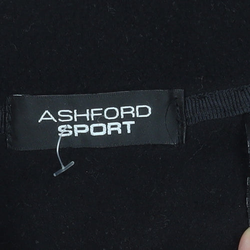 Ashford Sport Men’s Black Fleece 1/4 Zip Pullover Sweatshirt L