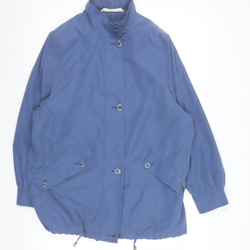 Marks and Spencer Women Blue Petite Size 12 Parka Jacket