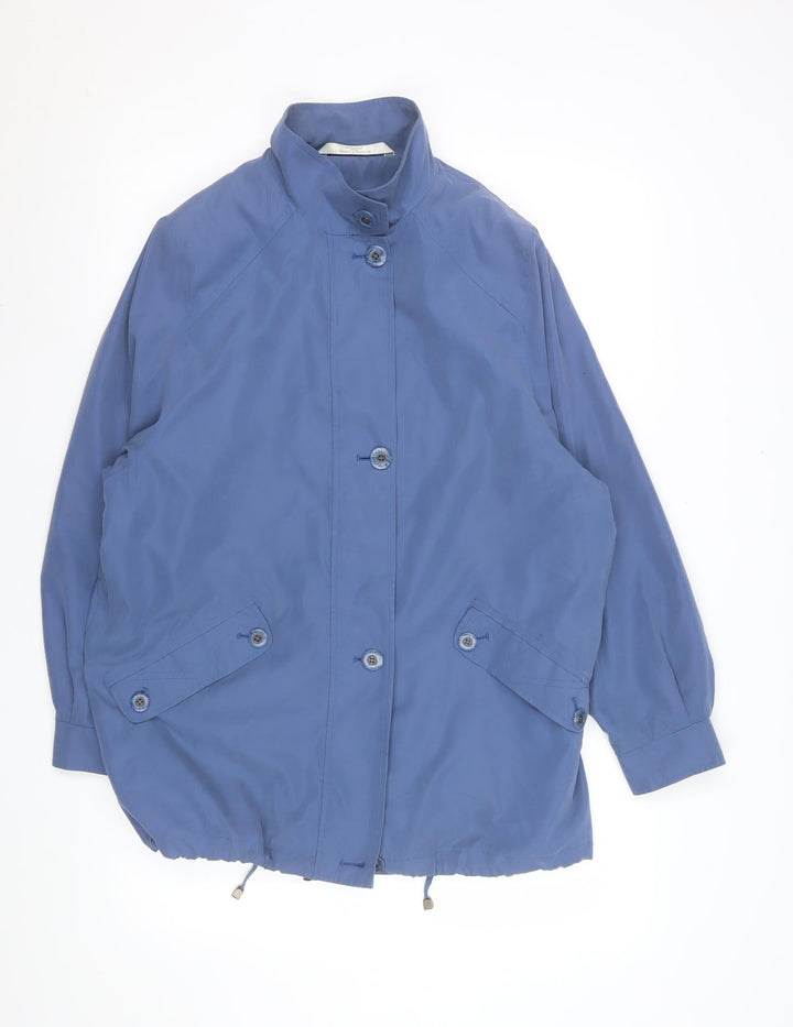 Marks and Spencer Women Blue Petite Size 12 Parka Jacket