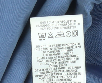 Marks and Spencer Women Blue Petite Size 12 Parka Jacket