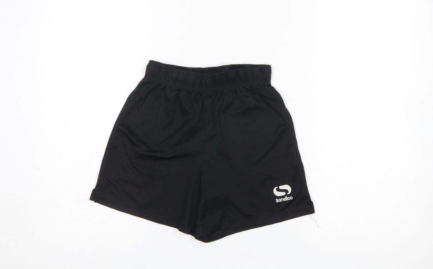 Sondico Boys Black 7-8 Years Athletic Polyester Football Shorts