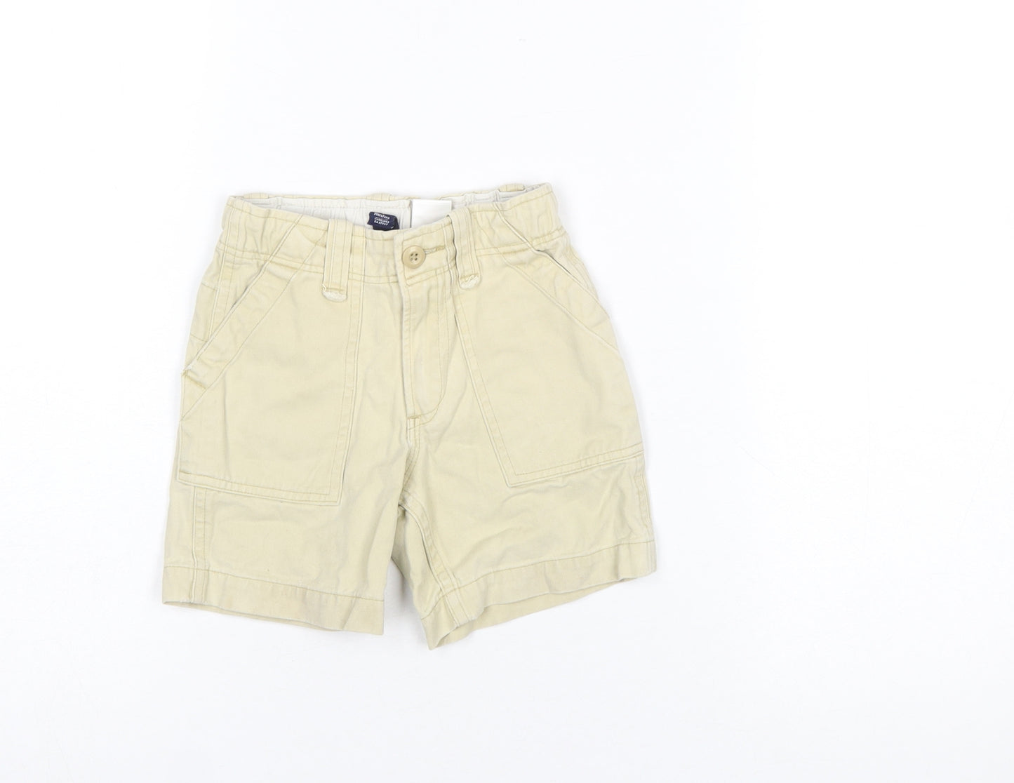 Gap Boys Beige Cargo Shorts 2 Years Twill Cotton Pockets Summer