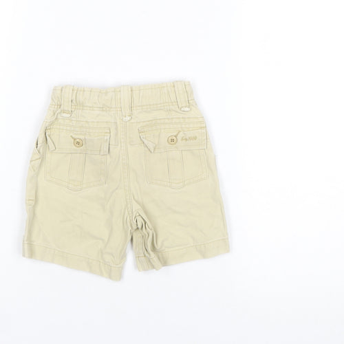 Gap Boys Beige Cargo Shorts 2 Years Twill Cotton Pockets Summer